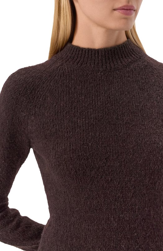 Шерстяной свитер Dries Van Noten 011225-2709-704 Коричневый  011225-2709-704 Фото 5