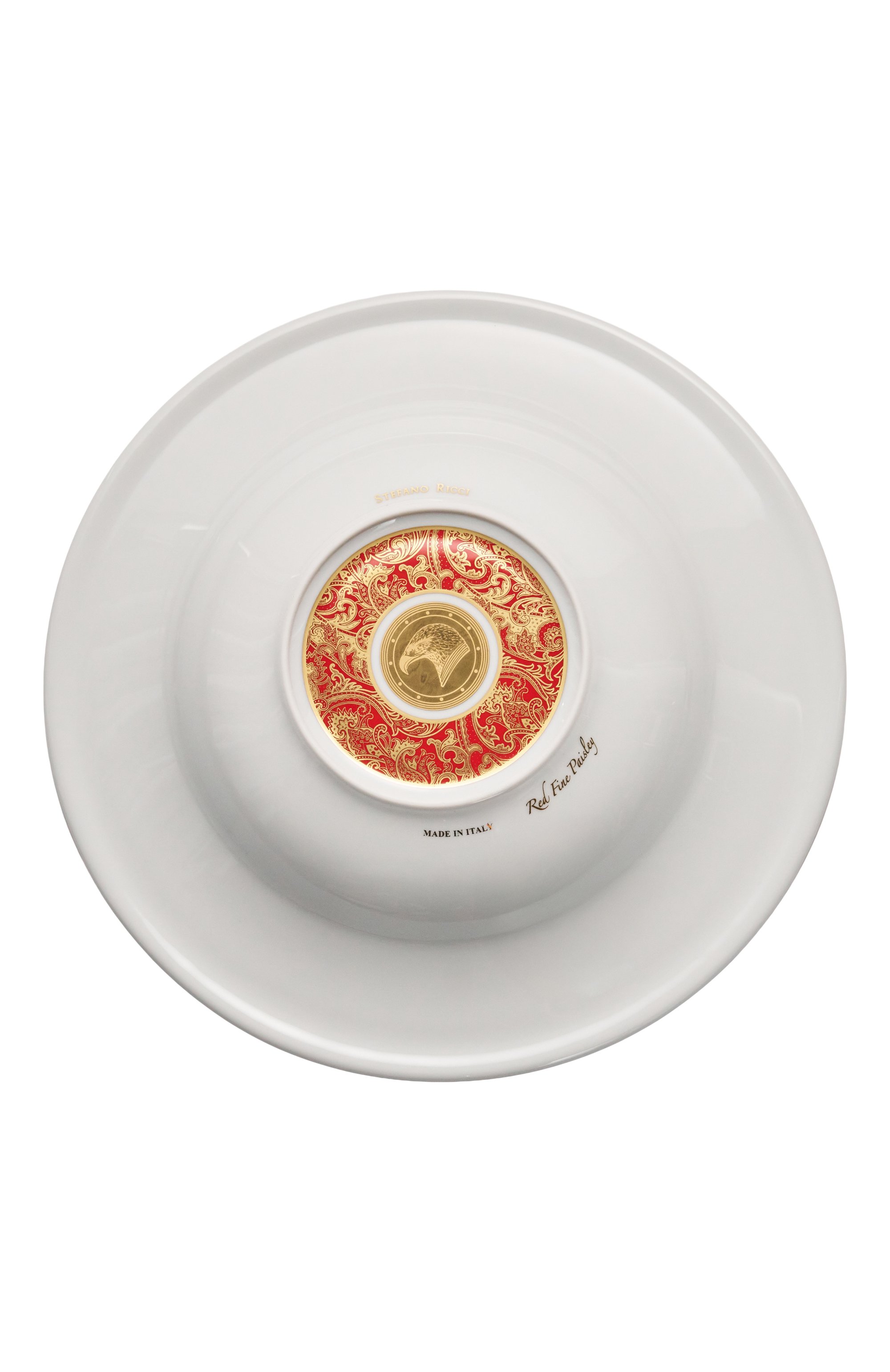Тарелка суповая velin red STEFANO RICCI красного цвета по цене 51500 руб., арт. 0PF001/VELIN6/C. 1036, фото 3 Тарелка суповая velin red STEFANO RICCI, арт. 0PF001/VELIN6/C. 1036, фото 3