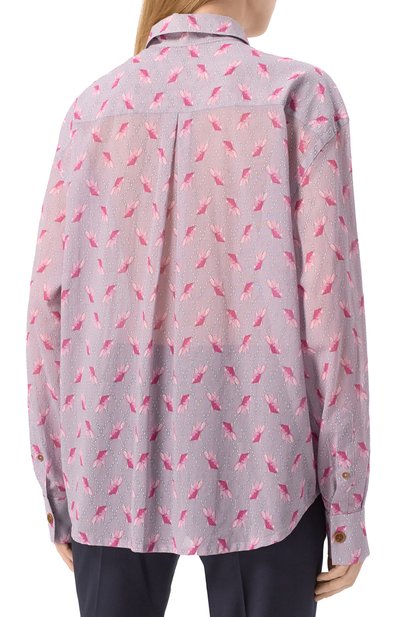 Хлопковая рубашка ULYANA SERGEENKO, арт. CAM001FW23PCLASS 2359Т24, фото 4