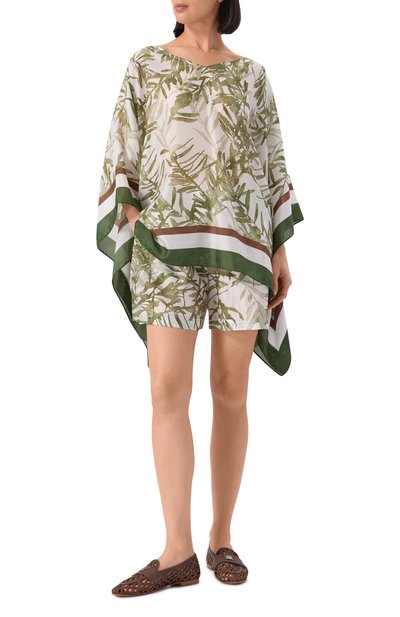 Шелковый топ BRUNELLO CUCINELLI, арт. MQ992FA902, фото 2