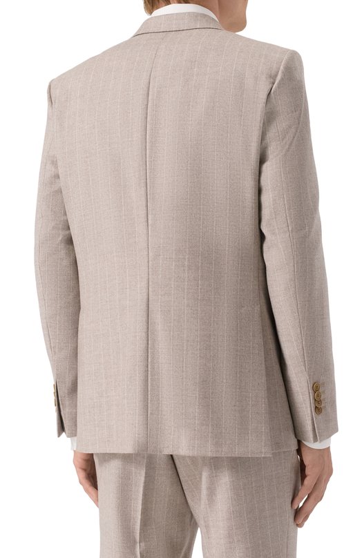 Костюм из шерсти и кашемира Sartoria Latorre A6I7EF/RG1287 Бежевый  A6I7EF/RG1287 Фото 3