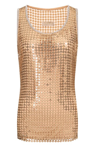 Женский майка с отделкой пайетками ELIE SAAB, арт. T0309/PA013