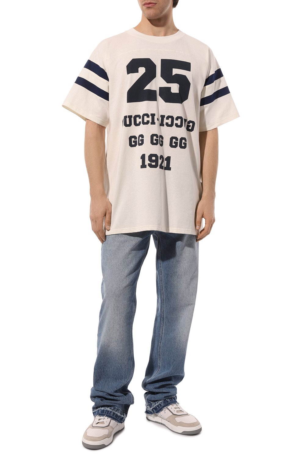 Хлопковая футболка GUCCI, арт. 655459 XJDOY, фото 2