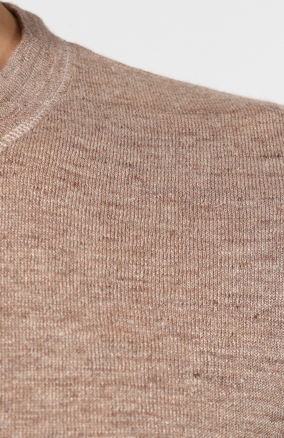 Футболка изо льна и хлопка BRUNELLO CUCINELLI, арт. M2L12620, фото 5