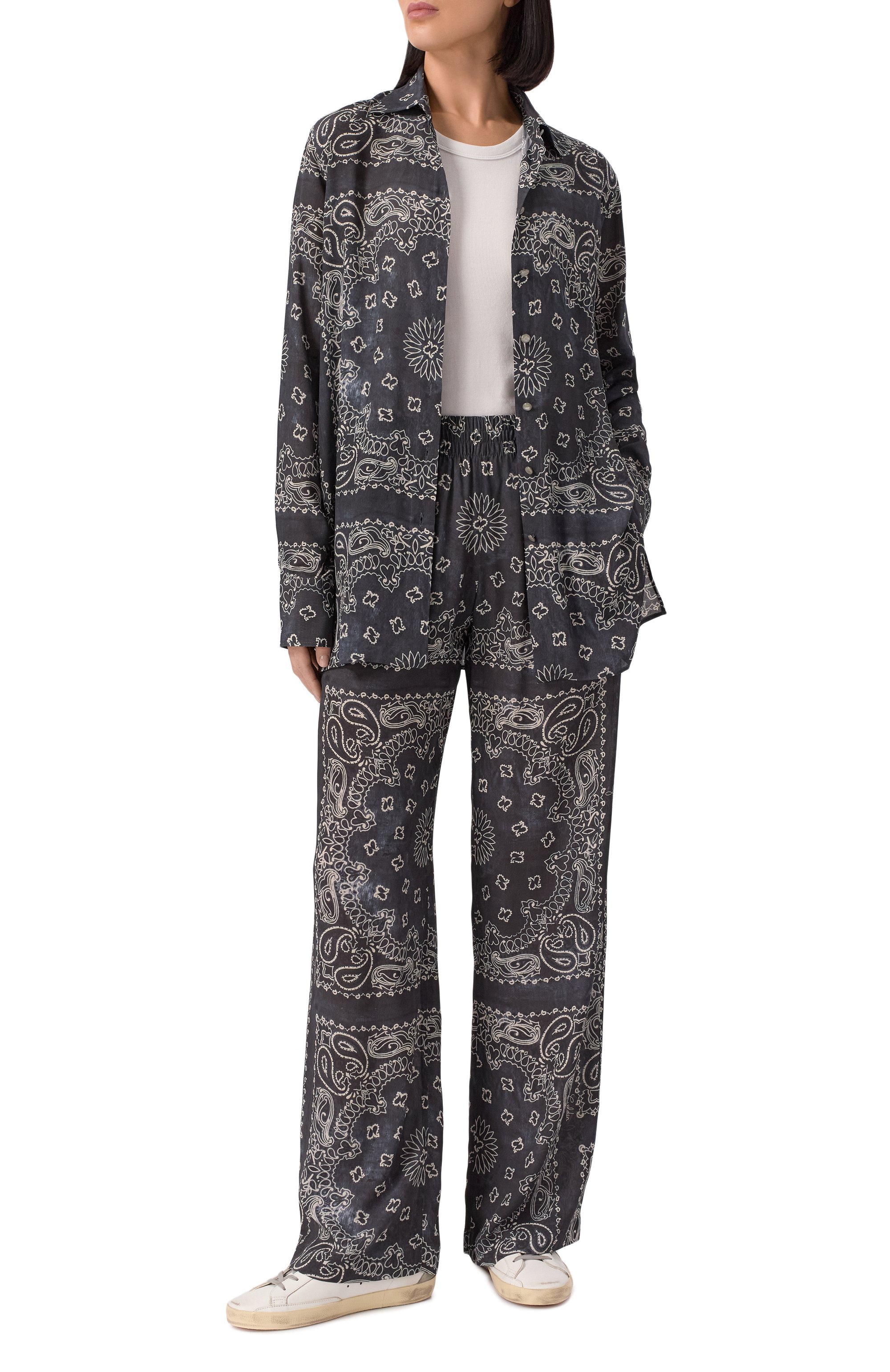 Рубашка из вискозы GOLDEN GOOSE DELUXE BRAND, арт. GWP00819.P001257, фото 2