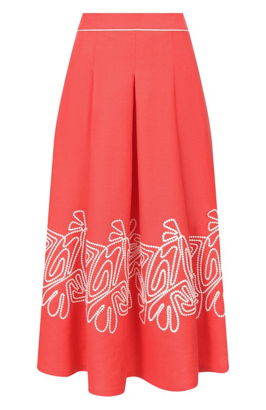 Льняная юбка Loro Piana FAL5864 Оранжевый FAL5864