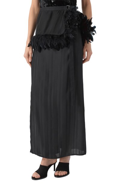 Шелковая юбка-фартук ANN DEMEULEMEESTER, арт. B0013988/FA732, фото 3