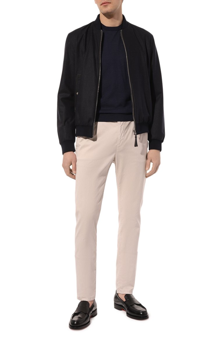 Брюки из хлопка и шелка ANDREA CAMPAGNA, арт. AC208/T272, фото 2