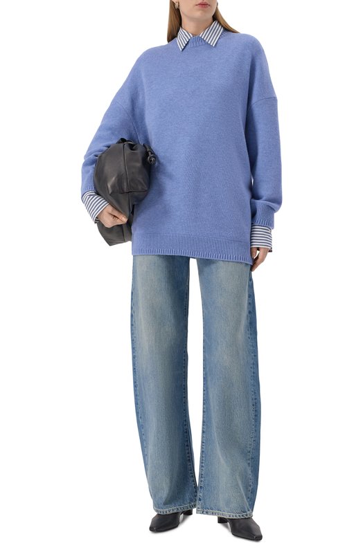 Пуловер из шерсти и кашемира Freeage W26.JM157.2030.401 Голубой  W26.JM157.2030.401 Фото 2