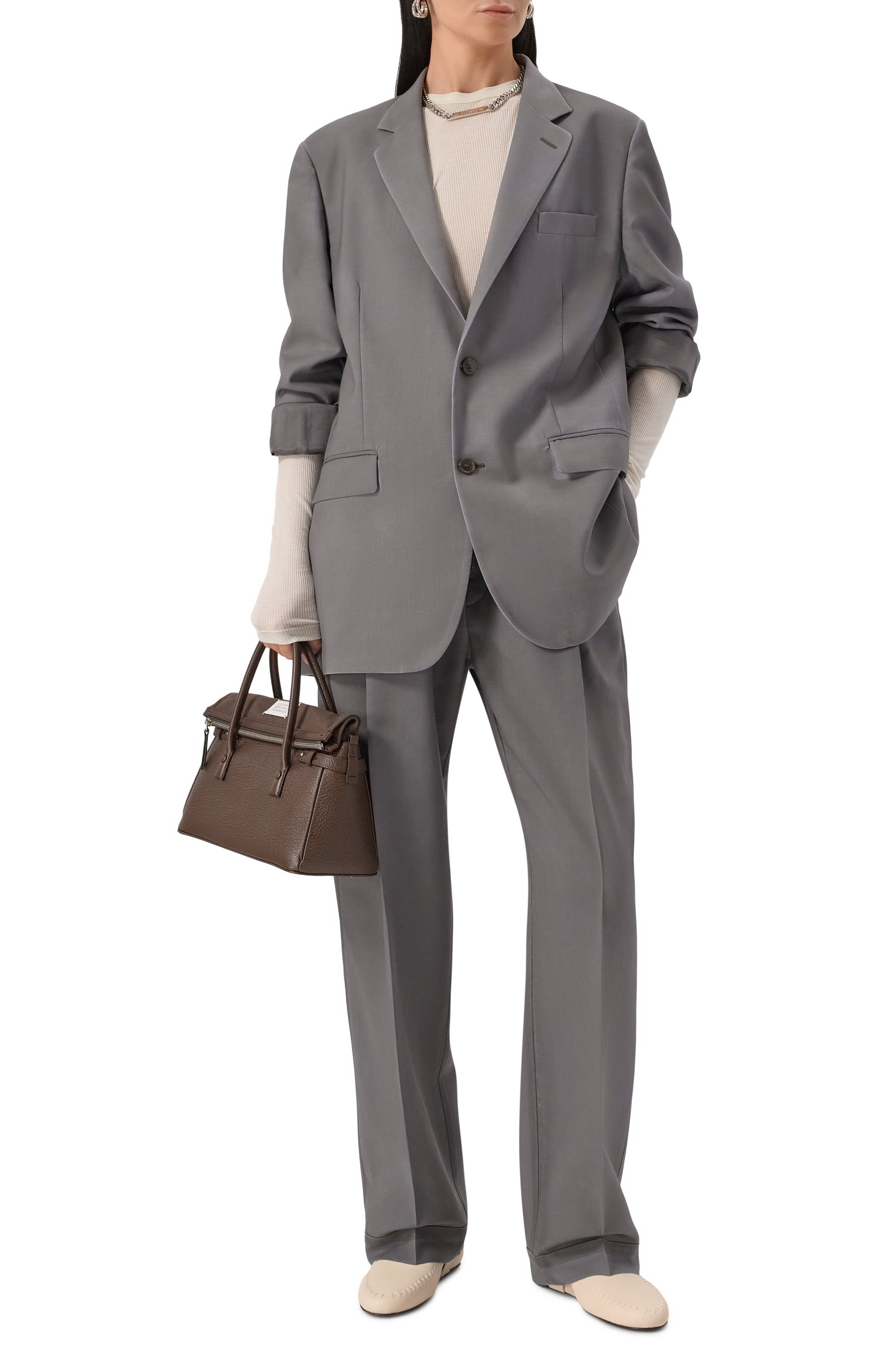 Шерстяные брюки MAISON MARGIELA, арт. S51KA0572/M35301, фото 2