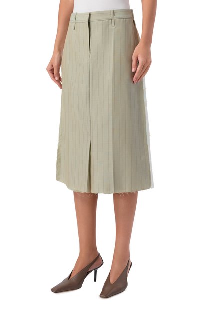 Юбка из шерсти и вискозы JIL SANDER, арт. J02MA0332/J40275, фото 3