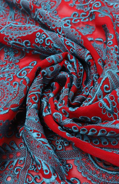 Шарф DRIES VAN NOTEN красного цвета по цене 113500 руб., арт. 011311/3379, фото 3 Шарф DRIES VAN NOTEN, арт. 011311/3379, фото 3