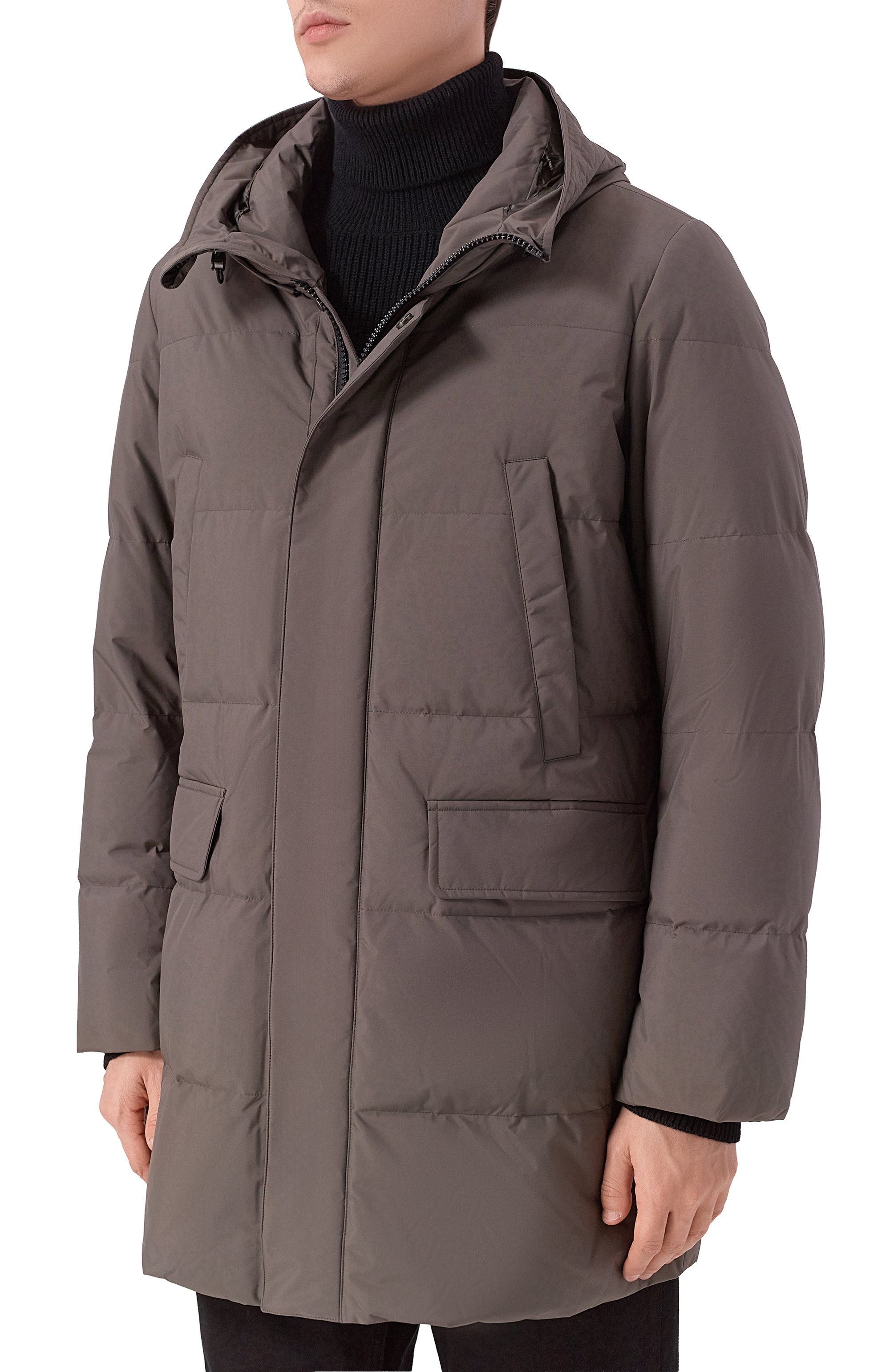 Пуховик MONTECORE коричневого цвета по цене 133500 руб., арт. F09MUCX501/161, фото 6 Пуховик MONTECORE, арт. F09MUCX501/161, фото 6