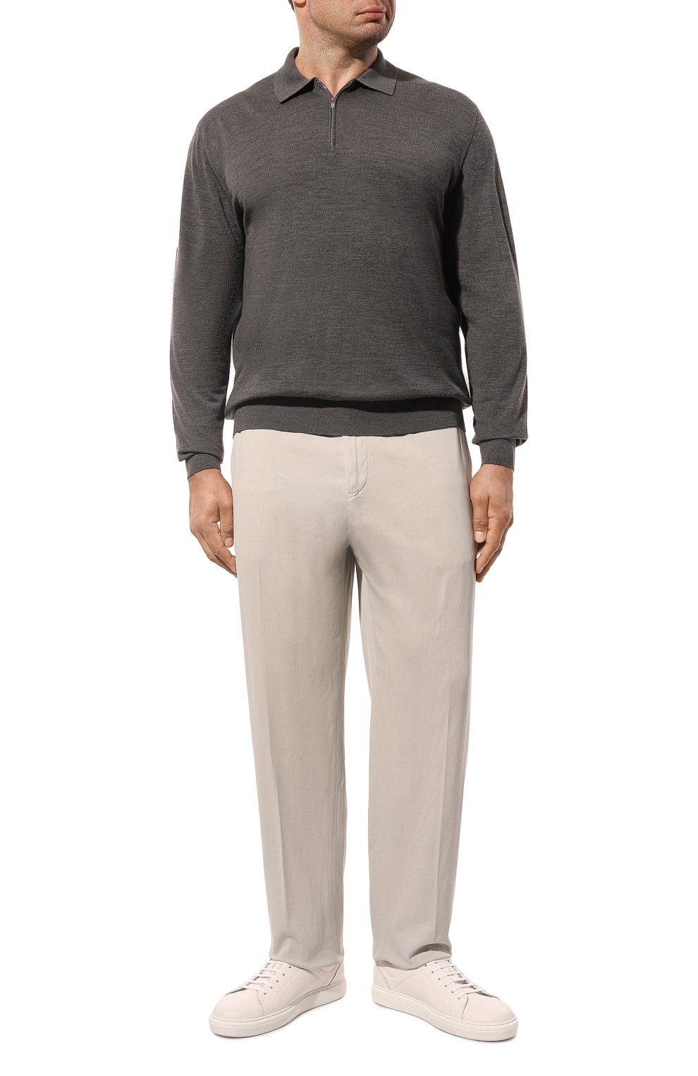 Поло из шерсти и кашемира CORTIGIANI, арт. 1A9302, фото 2