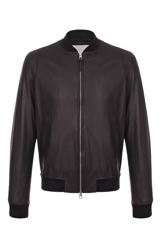 Кожаный бомбер Jacob Cohen 25E P/JUM_H0074 00G D1360 RW Чёрный 25E P/JUM_H0074 00G D1360 RW