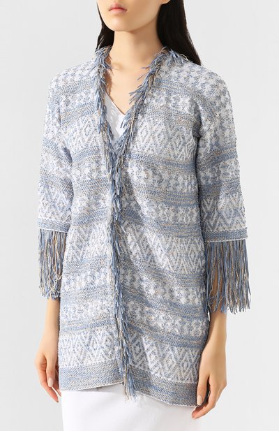 Кардиган D.EXTERIOR голубого цвета по цене 56050 руб., арт. 50549, фото 3 Кардиган D.EXTERIOR, арт. 50549, фото 3