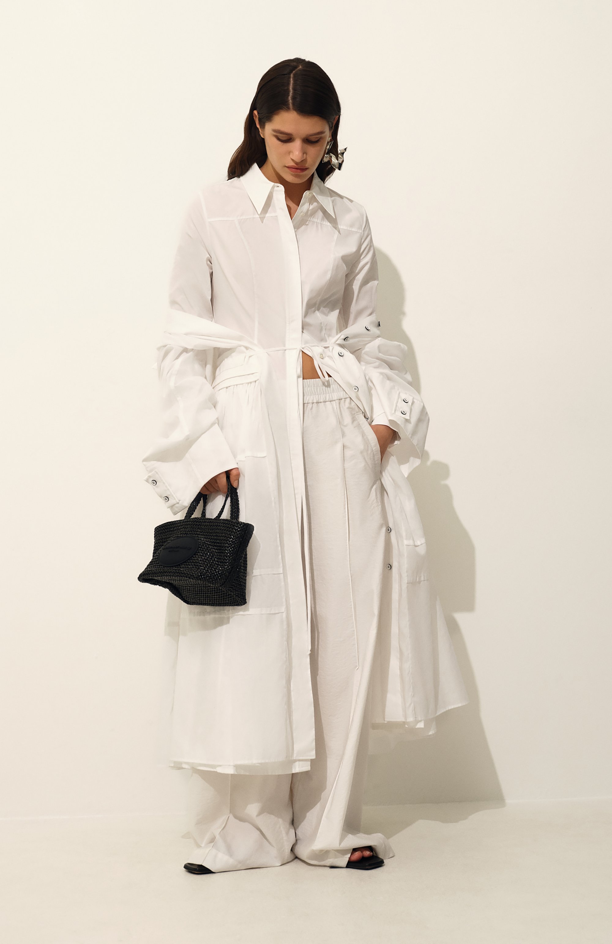 Хлопковое платье JIL SANDER, арт. J02CT0440-J45014, фото 7