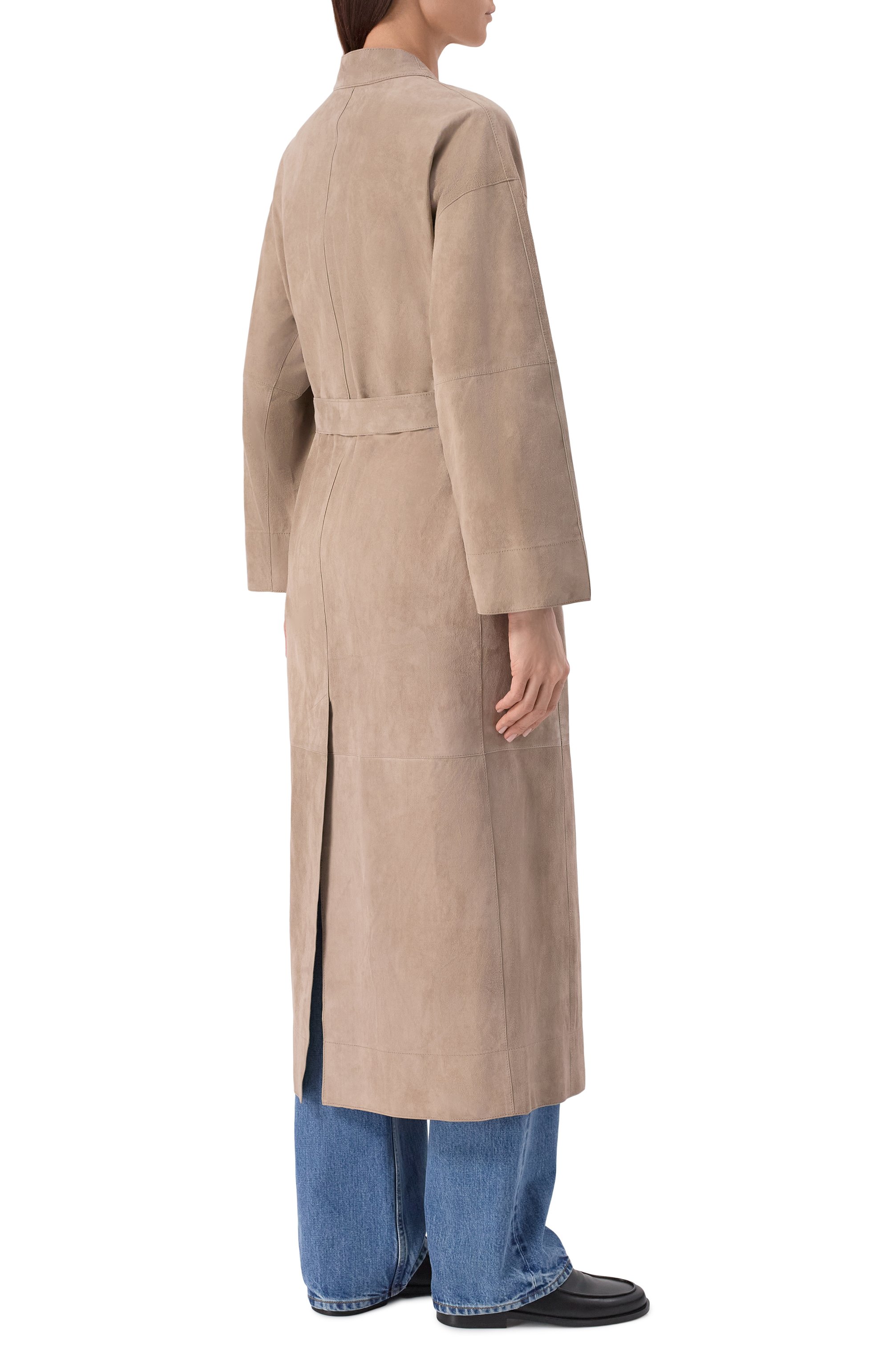 Замшевый тренч 12 STOREEZ, арт. 135926, фото 4