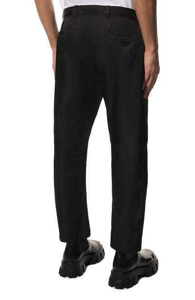 Брюки PRADA черного цвета по цене 115000 руб., арт. SPH85-1YFL-F0002-202, фото 4 Брюки PRADA, арт. SPH85-1YFL-F0002-202, фото 4