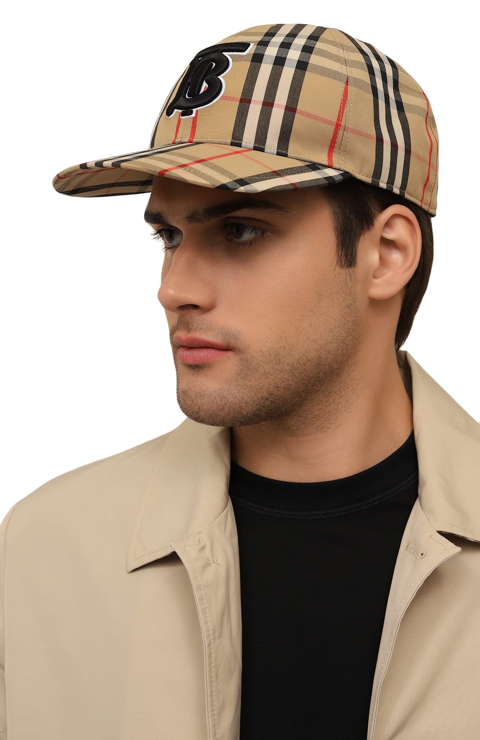 Хлопковая бейсболка BURBERRY, арт. 8038504, фото 2
