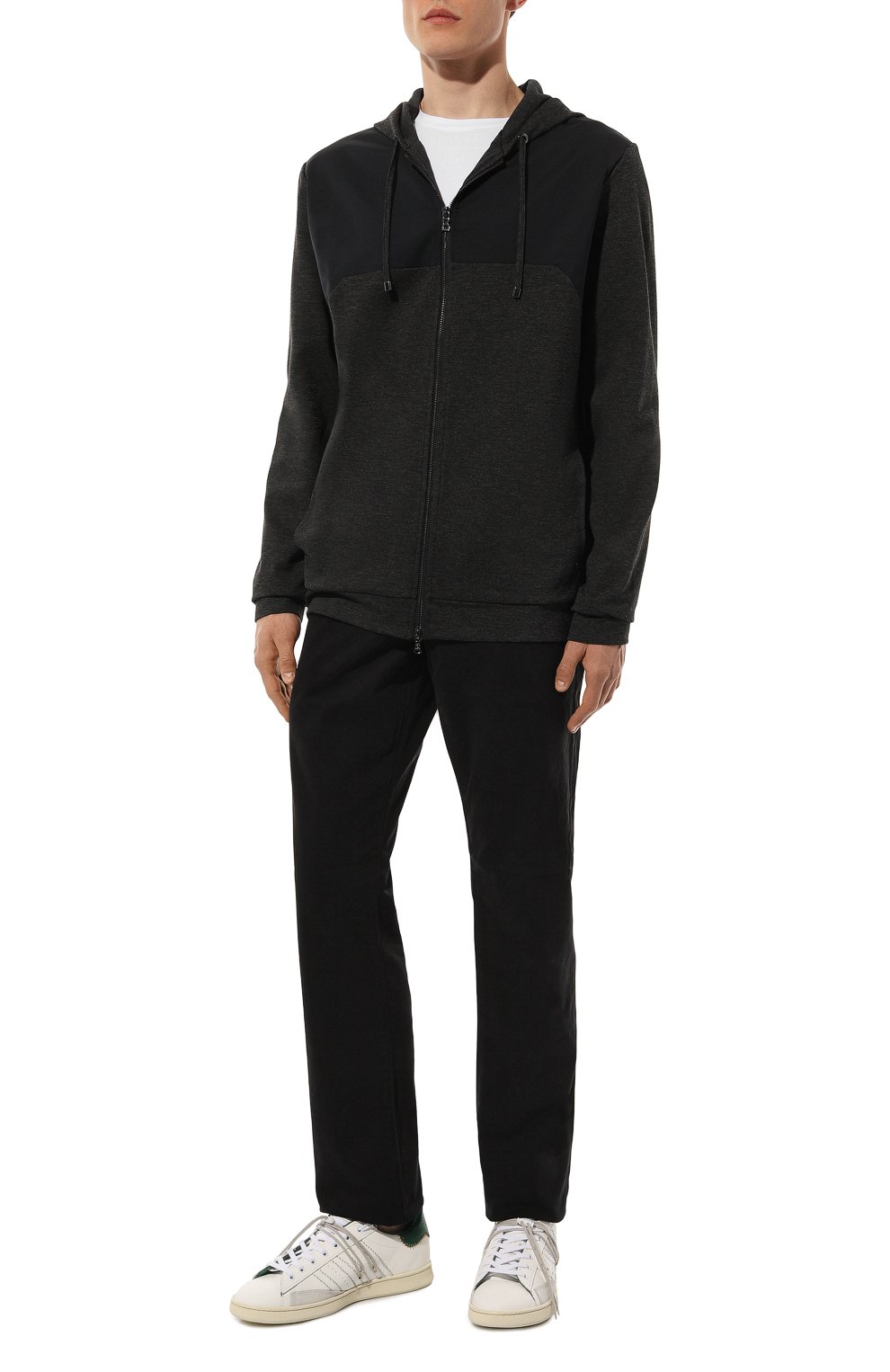 Толстовка из вискозы BOGNER темно-серого цвета по цене 52800 руб., арт. 88039360, фото 2 Толстовка из вискозы BOGNER, арт. 88039360, фото 2