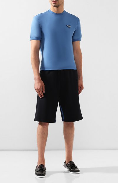 Кожаные топсайдеры PRADA, арт. 2EG269-055-F0002, фото 2