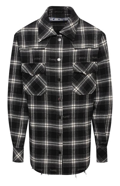 Женская хлопковая рубашка OFF-WHITE, арт. 0WGA078E20FAB0021000