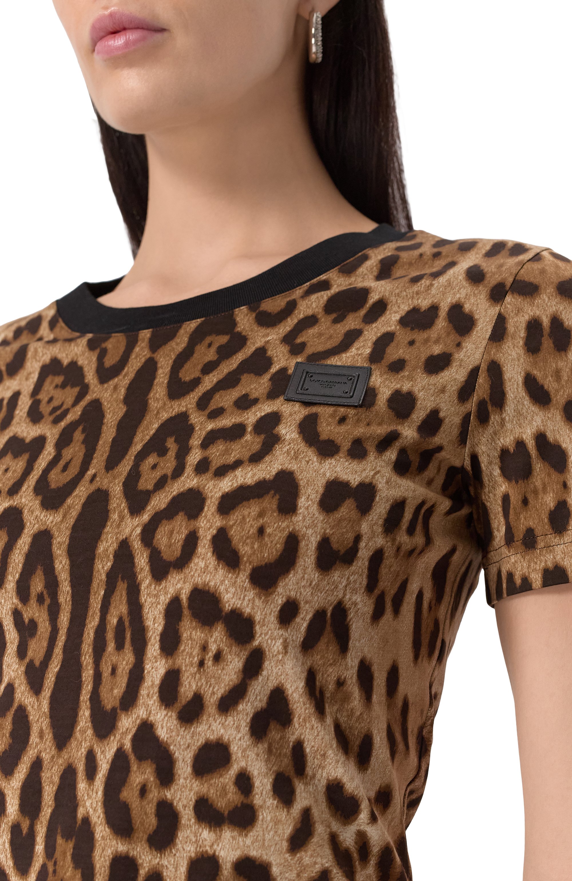 Хлопковый топ DOLCE & GABBANA, арт. F8S17T/FS78S, фото 5