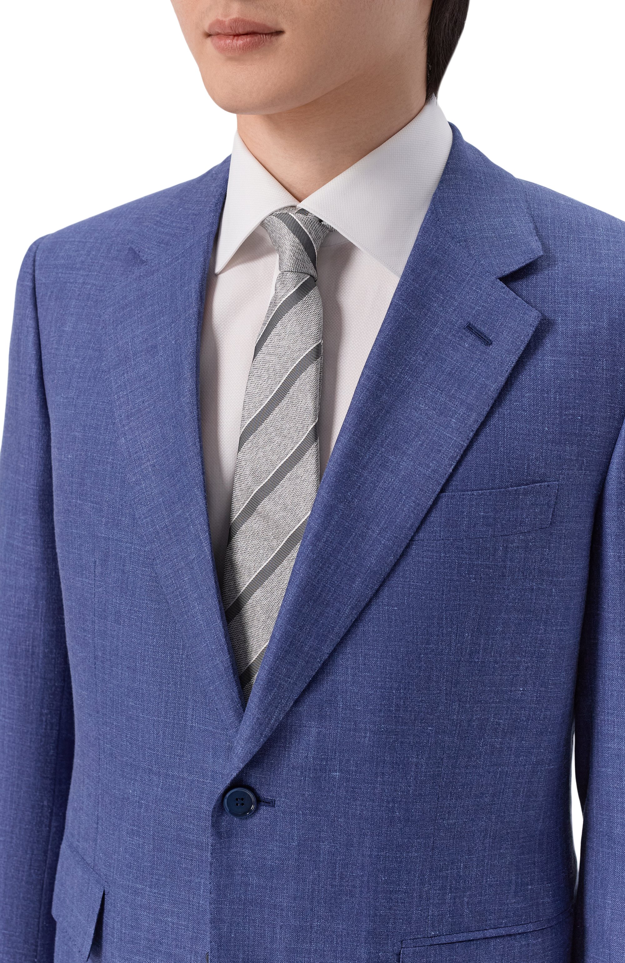 Шелковый галстук CORNELIANI, арт. 27U302/2720328, фото 2