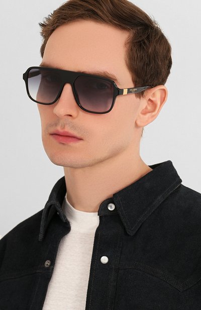 Солнцезащитные очки DOLCE & GABBANA черного цвета по цене 37700 руб., арт. 6134-675/79, фото 3 Солнцезащитные очки DOLCE & GABBANA, арт. 6134-675/79, фото 3