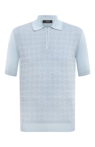 Поло из шелка и хлопка ZILLI, арт. KZP002M0153VINT00, фото 1
