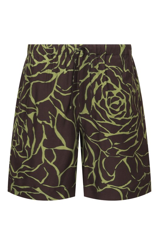 Шорты из вискозы Dries Van Noten 020931/3244 Чёрный 020931/3244