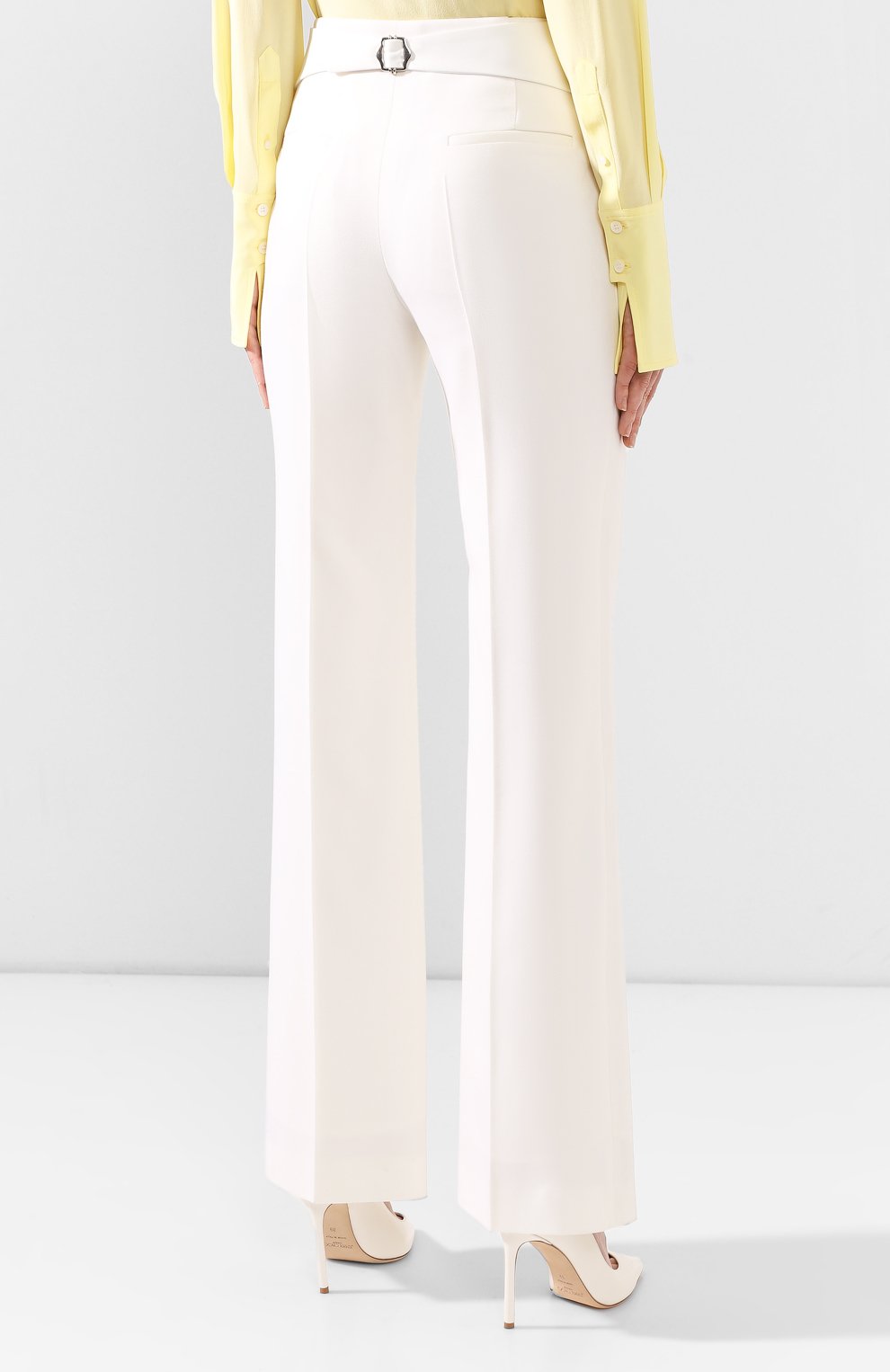 Шерстяные брюки VICTORIA BECKHAM, арт. 1120WTR000670C, фото 4