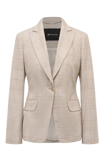 Женский жакет из шерсти и кашемира KITON, арт. D15510K0520E02