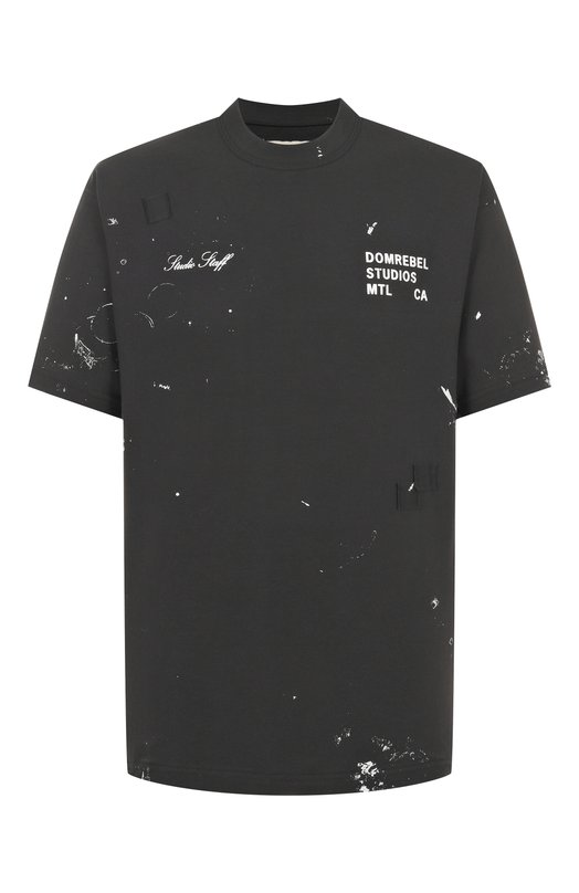 Хлопковая футболка DOMREBEL M STAFF TSHIRT Серый M STAFF TSHIRT