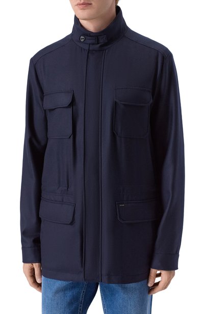 Кашемировая куртка STEFANO RICCI темно-синего цвета по цене 894000 руб., арт. MDJ6100040/5607, фото 3 Кашемировая куртка STEFANO RICCI, арт. MDJ6100040/5607, фото 3