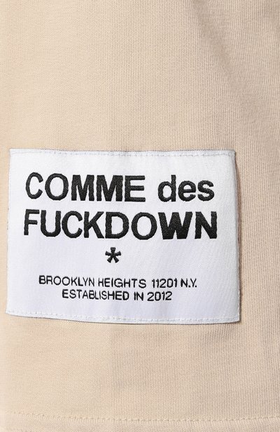 Хлопковая футболка COMME DES FUCKDOWN, арт. CFABW00128, фото 5