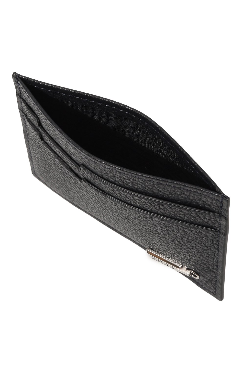 Кожаный футляр для кредитных карт ZILLI темно-синего цвета по цене 37800 руб., арт. LCC500M1990VIMP00, фото 3 Кожаный футляр для кредитных карт ZILLI, арт. LCC500M1990VIMP00, фото 3