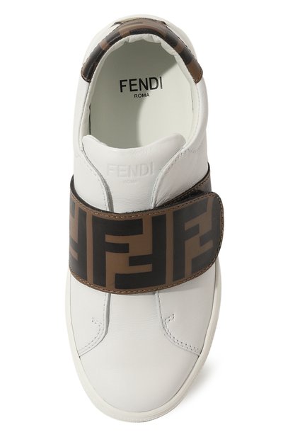 Кожаные кеды FENDI, арт. JMR325/A7N4/28-31, фото 4
