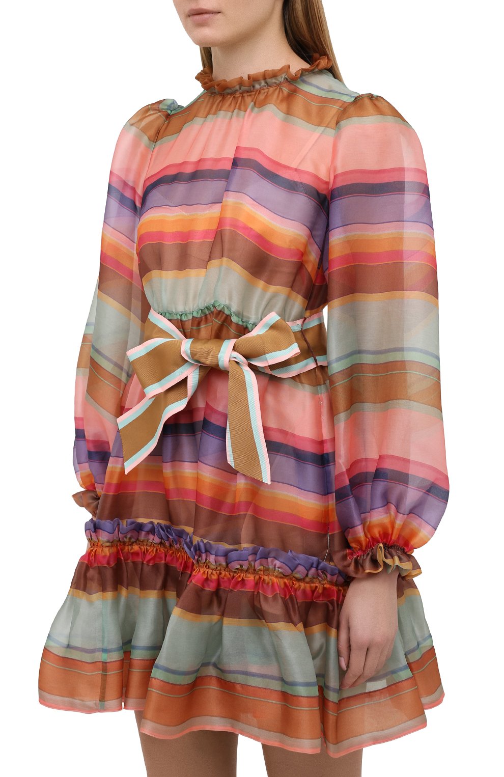 Шелковое платье ZIMMERMANN, арт. 9872DAND, фото 3