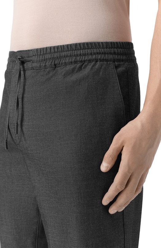 Брюки из хлопка и лиоцелла MVST M26.CSM.T406/TS0BK Серый  M26.CSM.T406/TS0BK Фото 5