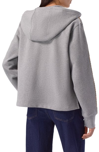 Хлопковая толстовка BURBERRY, арт. 8118973, фото 4