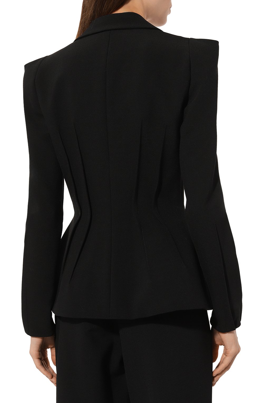 Жакет ELIE SAAB черного цвета по цене 216000 руб., арт. J0032N, фото 4 Жакет ELIE SAAB, арт. J0032N, фото 4