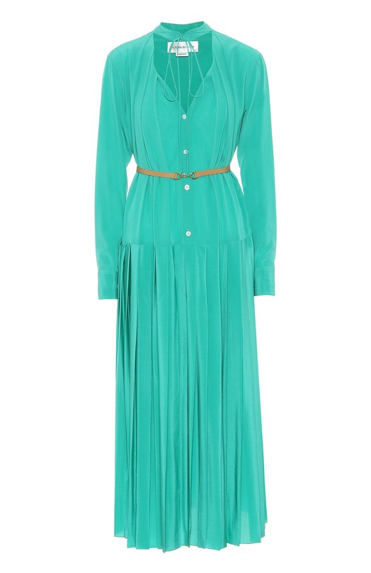 

Шелковое платье Victoria Beckham, Зелёный