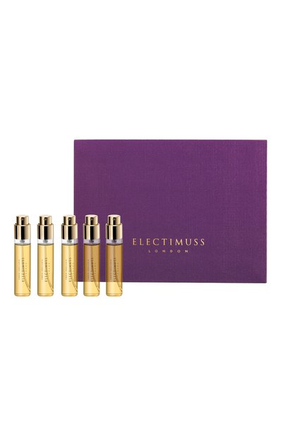 Женский парфюмерный набор рефилов amber aquilaria (5x10ml) ELECTIMUSS LONDON, арт. 5060485383253