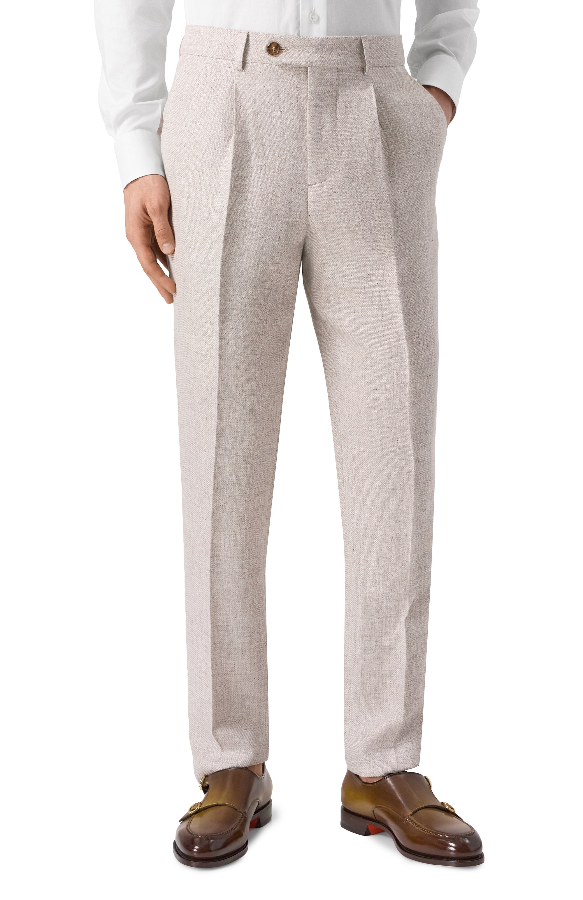 Костюм изо льна и шерсти BRUNELLO CUCINELLI, арт. MW482LDWH, фото 6