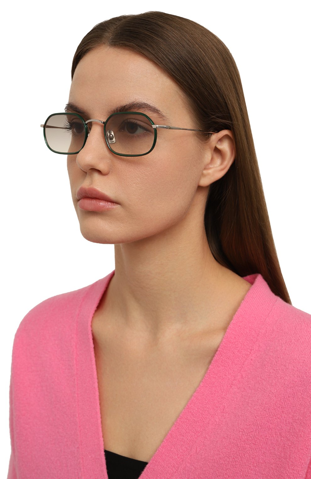 Солнцезащитные очки PETER&MAY WALK, арт. TT11 AKIRA GREEN LACQUER & SILVER LIGHT FADE BLACK, фото 2