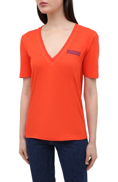 Хлопковая футболка DSQUARED2, арт. S75GD0165/S21600, фото 3