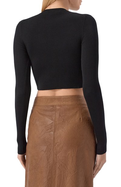 Шелковый пуловер PRADA, арт. P24S1G/11MY, фото 4