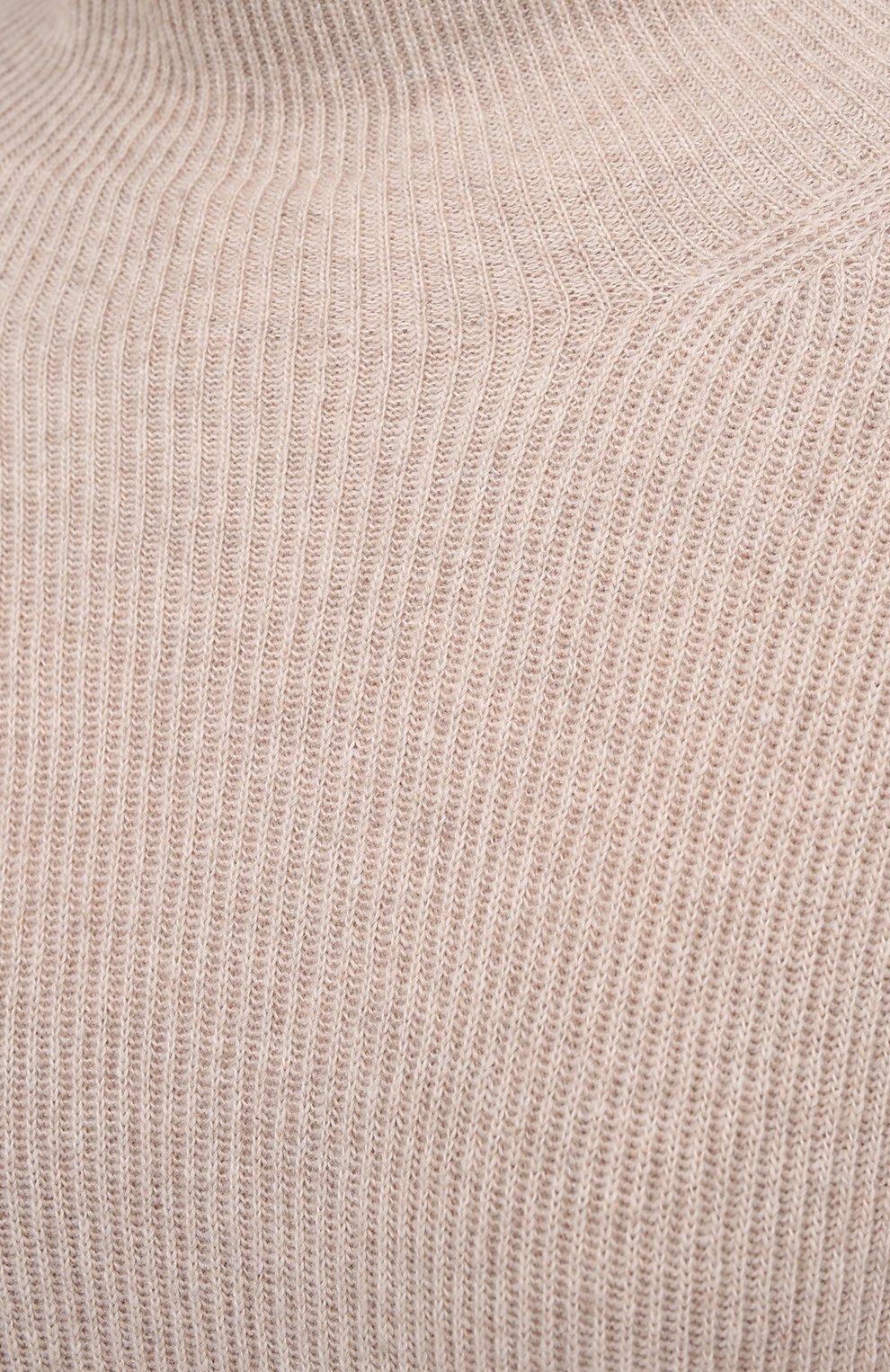 Пуловер NANUSHKA бежевого цвета по цене 35650 руб., арт. PIPPA_BEIGE_RECYCLED CASHMERE KNIT, фото 5 Пуловер NANUSHKA, арт. PIPPA_BEIGE_RECYCLED CASHMERE KNIT, фото 5